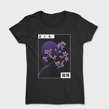 Vaporwave Cherry Blossom, Tricou Femei