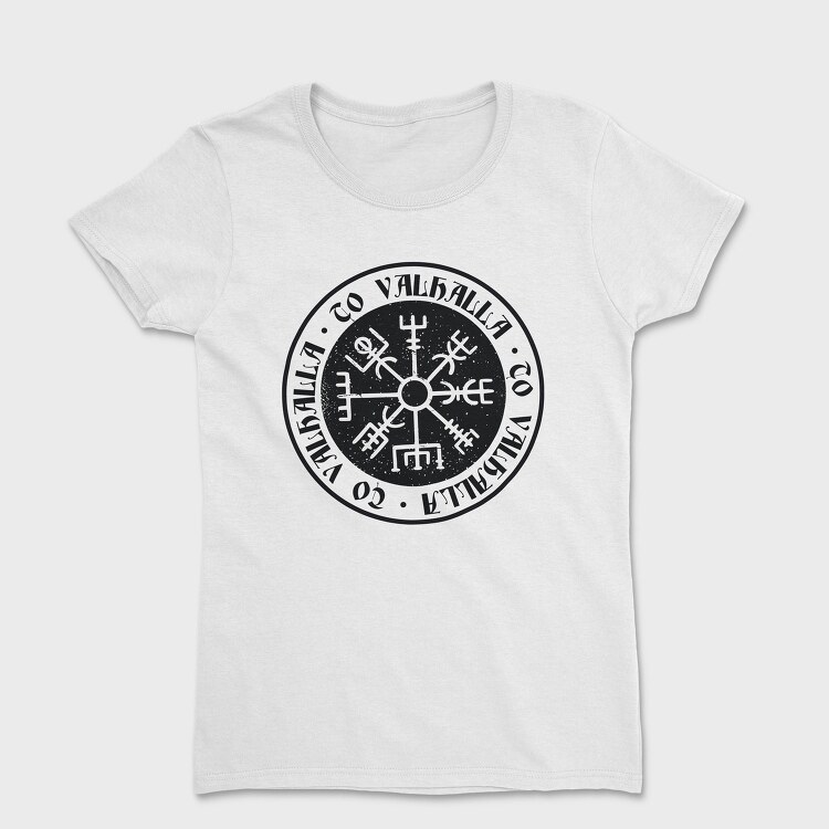 Vegvisir Compass To Valhalla, Tricou Femei