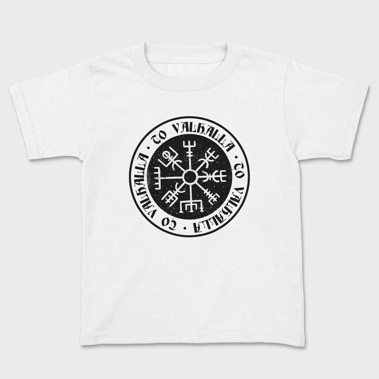 Vegvisir Compass To Valhalla, Tricou Copii
