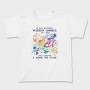 Video Games Quote Watercolor, Tricou Copii