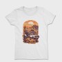 Vintage Cowboy And Truck, Tricou Femei