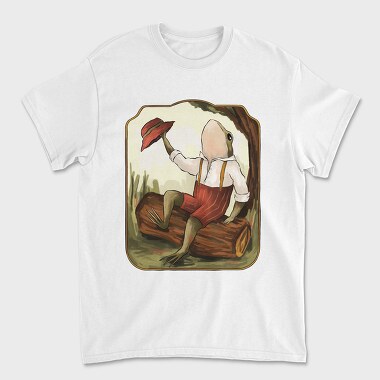 Vintage Toad Hat Illustrations 08, Tricou Barbati (Unisex)