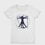 Vitruvian Biathlete Silhouette, Tricou Femei