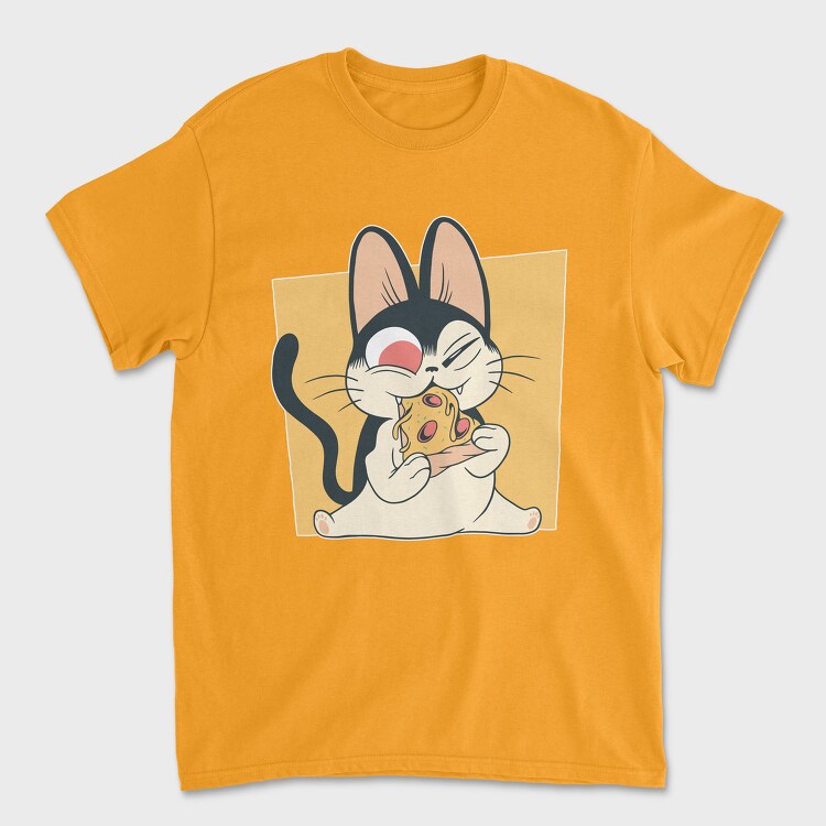 Pizza Kitten Cat, Tricou Barbati (Unisex)
