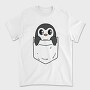 Pocket Penguin, Tricou Barbati (Unisex)