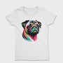 Pop Art Pug Dog, Tricou Femei