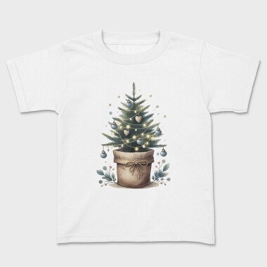 Potted Christmas Tree Tote, Tricou Copii