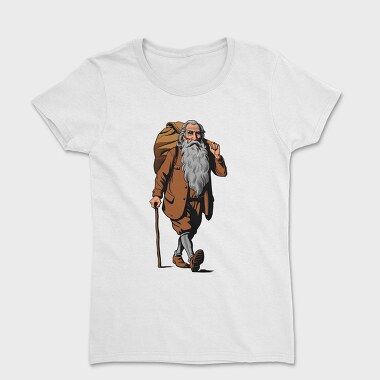 Walking Old Man Tote, Tricou Femei
