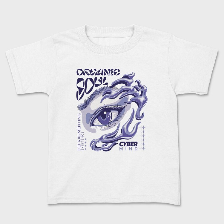 Y3K Dreaming Soul Cyber Mind Organic, Tricou Copii