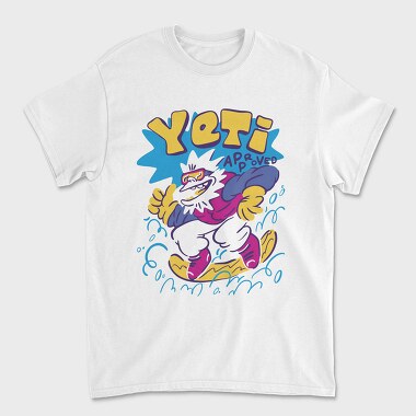 Yeti Approved Winter, Tricou Barbati (Unisex)