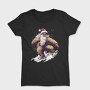 Yeti Santa Claus Snowboarding Adventure, Tricou Femei