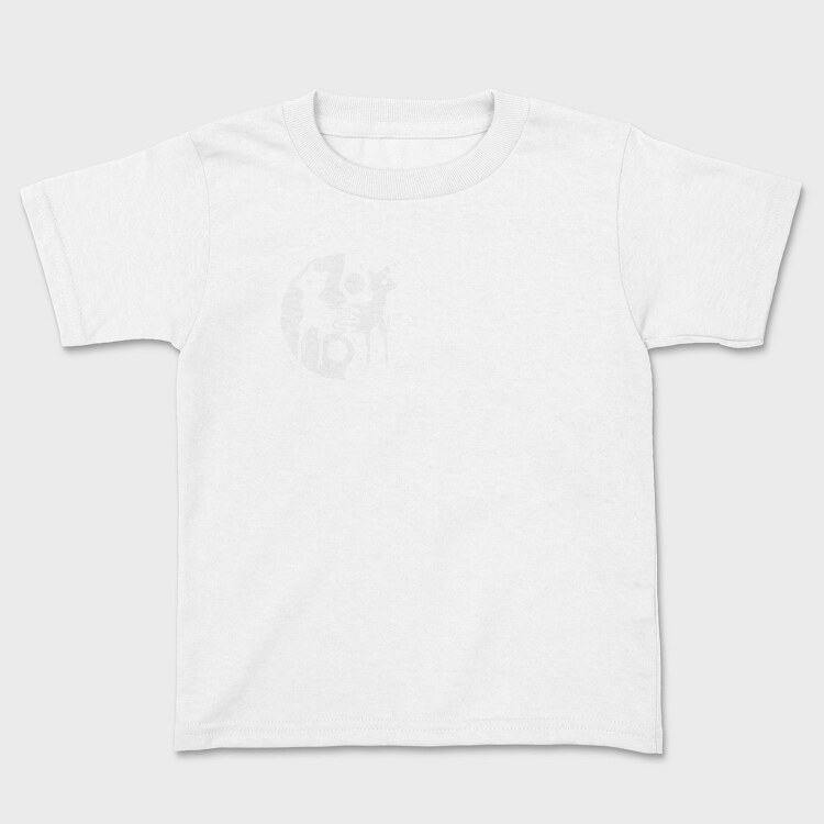 Yin Yang Deer Throw Pillow, Tricou Copii