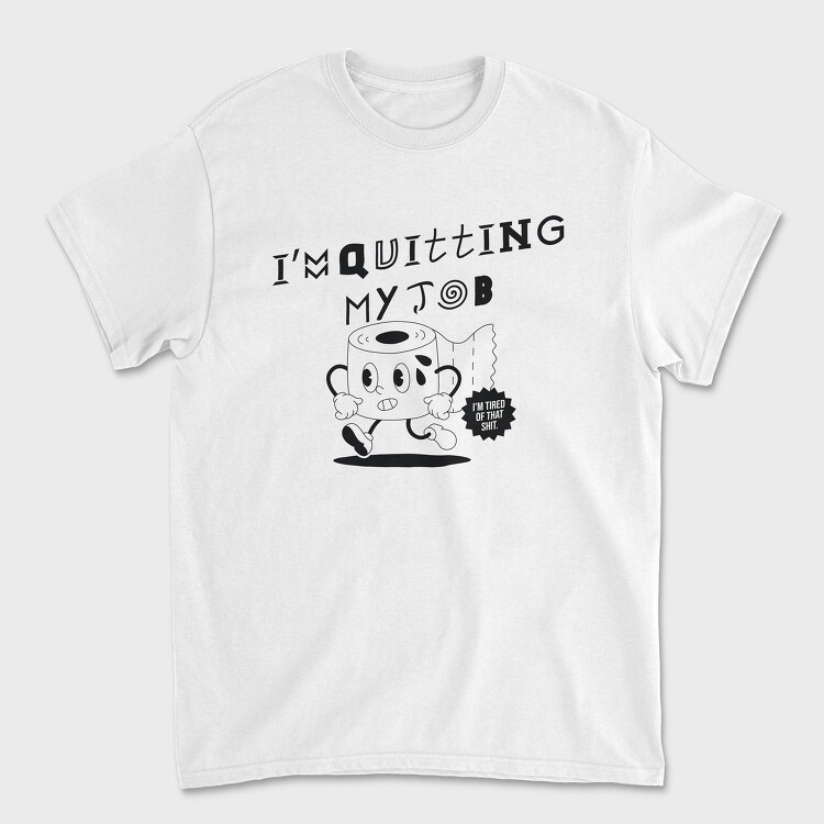 Quitting Job Coffee, Tricou Barbati (Unisex)