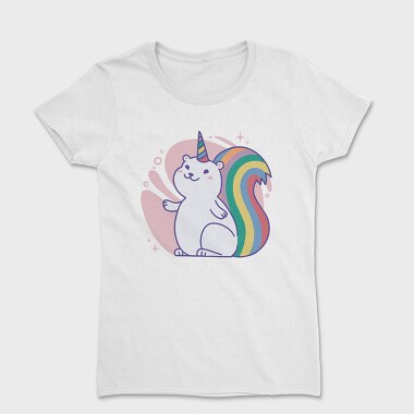 Rainbow Squirrel Unicorn Animal, Tricou Femei