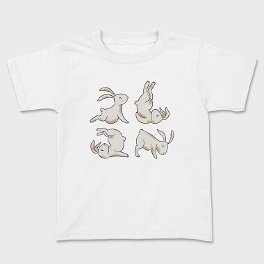 Yoga Rabbits, Tricou Copii