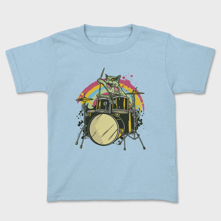 Zombie Cat Drummer, Tricou Copii
