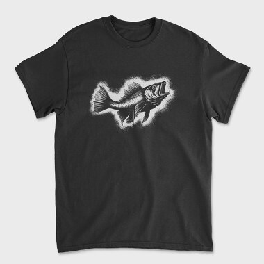 Realistic Catfish Monochromatic, Tricou Barbati (Unisex)