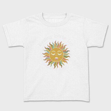 Resting Witchy Face Sun, Tricou Copii