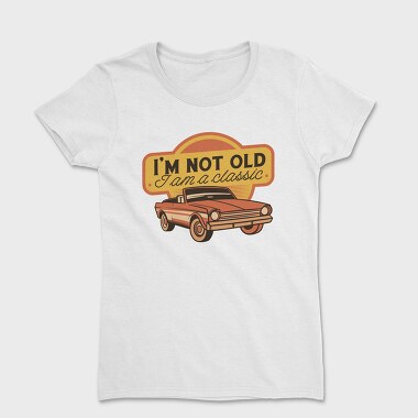 Retro Convertible Classic Car, Tricou Femei