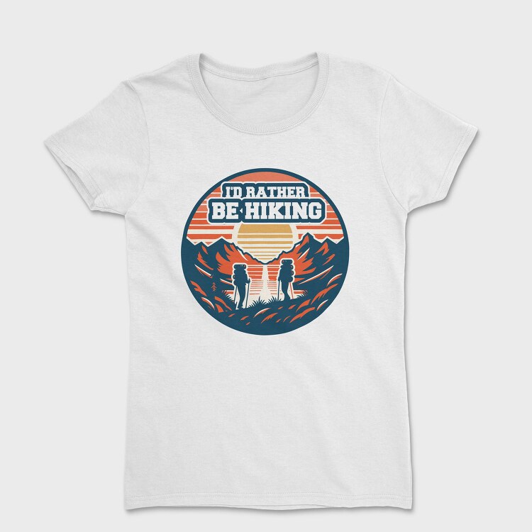 Retro Hiking Be Hiking Adventure, Tricou Femei