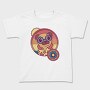 Retro Hippie Dog, Tricou Copii