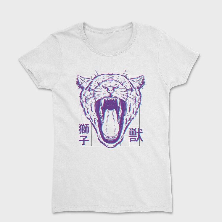Roaring Lioness Blurred, Tricou Femei