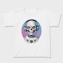 Robot Skull With Headphones, Tricou Copii