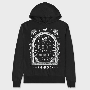 Root For Yourself Quote, Hanorac Oversize Barbati (Unisex)
