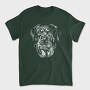 Rottweiler Dog Breed Portrait, Tricou Barbati (Unisex)