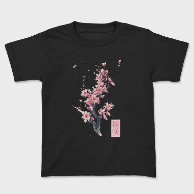 Sakura Branch Poster, Tricou Copii