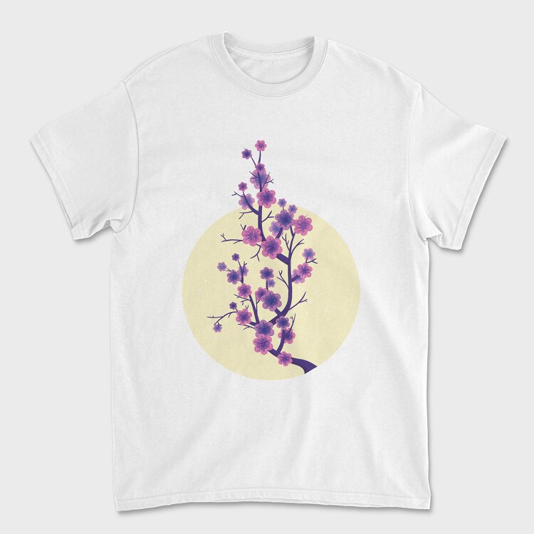 Sakura Cherry Blossom 001, Tricou Barbati (Unisex)