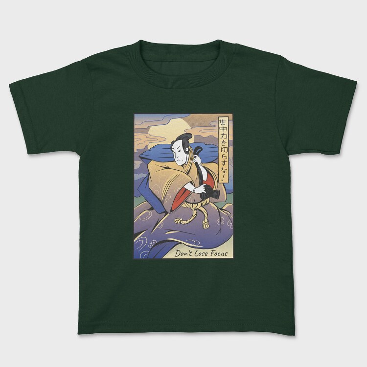 Samurai Photographer Ukiyo Focus, Tricou Copii