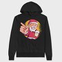 Santa Beer, Hanorac Oversize Barbati (Unisex)