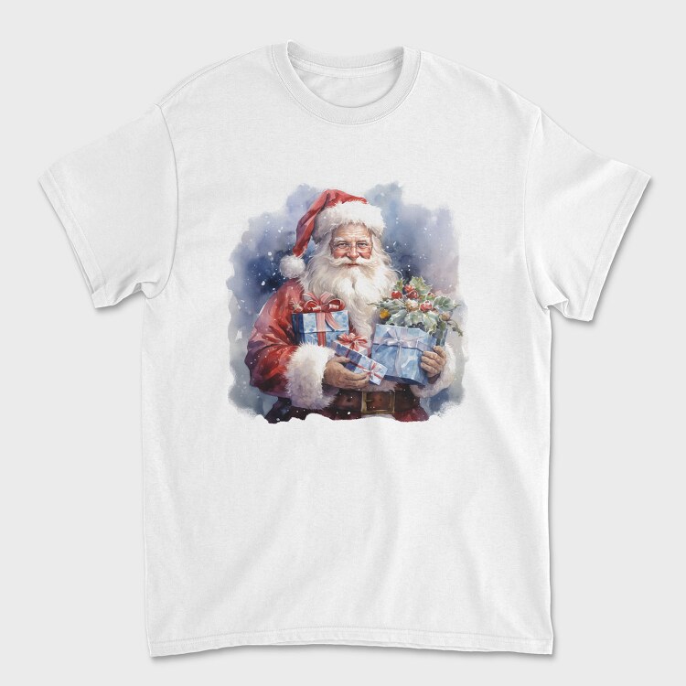 Santa Claus With Gifts, Tricou Barbati (Unisex)