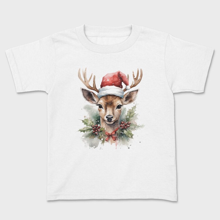Santa Deer Christmas Tote, Tricou Copii