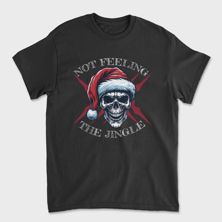 Santa Skull Holiday Christmas, Tricou Barbati (Unisex)