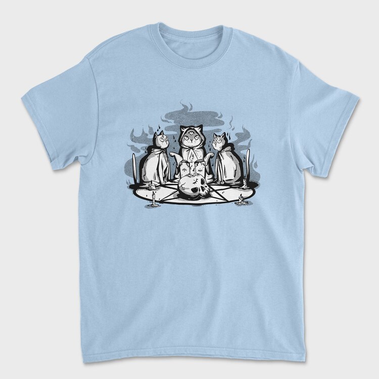Satanic Cat Animal Ritual, Tricou Barbati (Unisex)