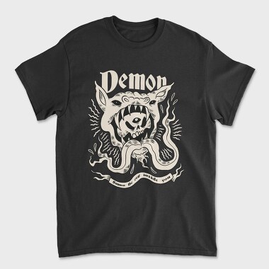 Satanic Creature Dark Magic 04, Tricou Barbati (Unisex)
