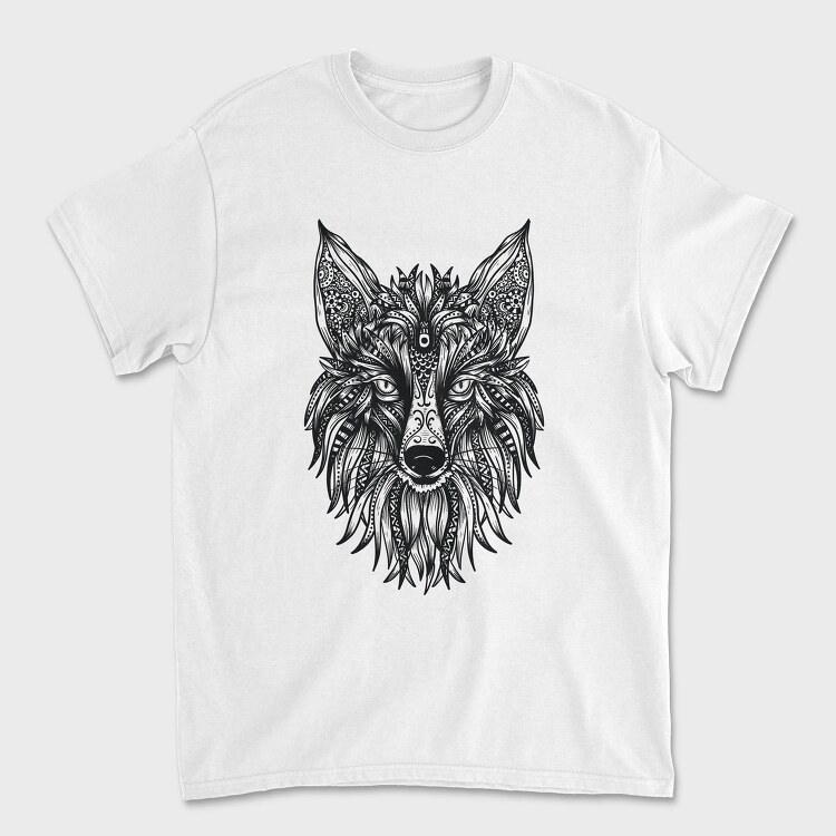 Tribal Fox 001, Tricou Barbati (Unisex)
