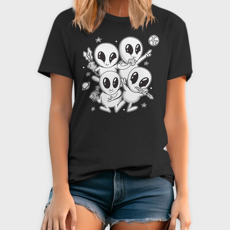 Vegetable Aliens, Tricou Barbati (Unisex)