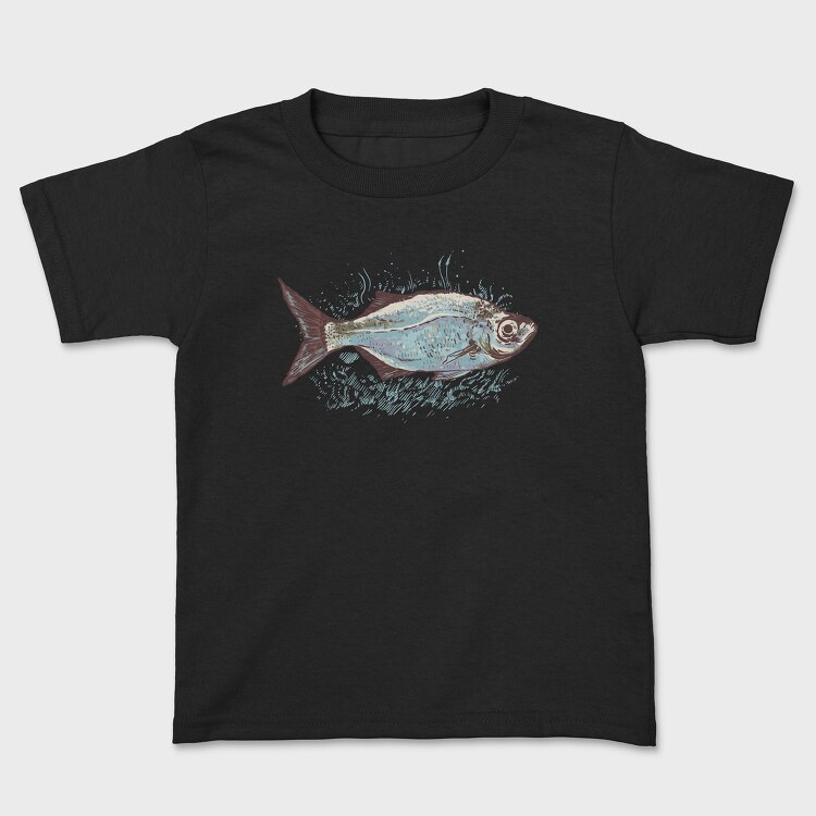 Tricou Copii, Fish Drawing