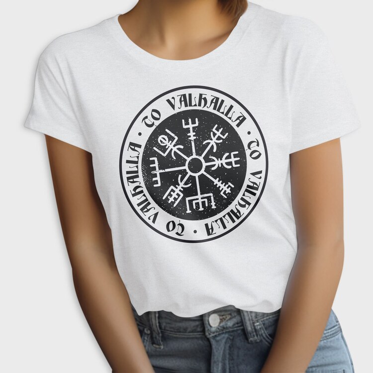 Vegvisir Compass To Valhalla, Tricou Femei