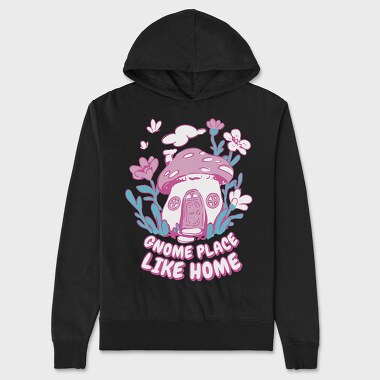 Gnome Like Home, Hanorac Oversize Barbati (Unisex)