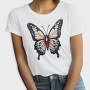 Vibrant Traditional Butterfly, Tricou Femei