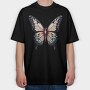 Vibrant Traditional Butterfly, Tricou Oversize Barbati (Unisex)