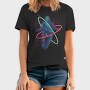 Floating Astronaut Neon Psicodelic, Tricou Barbati (Unisex)