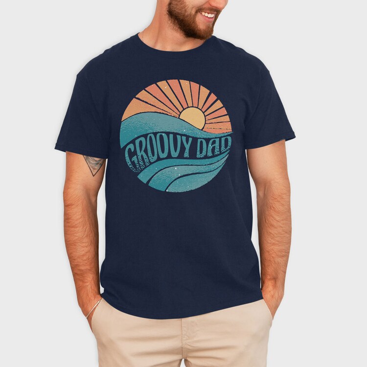 Waves Sunset, Tricou Barbati (Unisex)