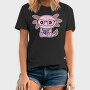 Kawaii Axolotl Reading, Tricou Barbati (Unisex)