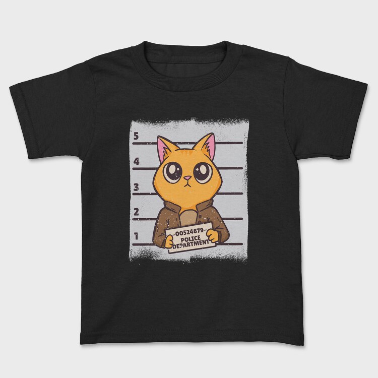 Mugshot Cat, Tricou Copii