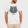 Mandala Tiger 001, Tricou Barbati (Unisex)